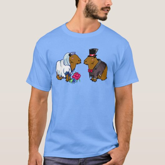 T-shirt Illustration du Mariage de mariée et de mariée de (Devant)