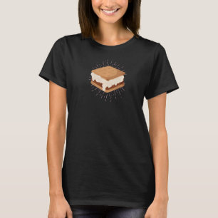 T-shirt ILLUSTRATION DU Mème Camping S'MORES