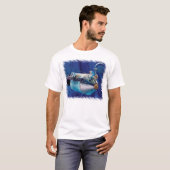 T-shirt Illustration du module de commande et de service A (Devant entier)