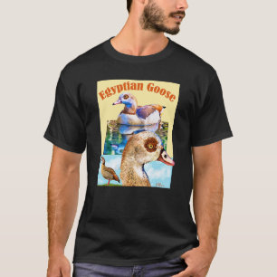 T-shirt Illustration du montage de l'oie égyptienne