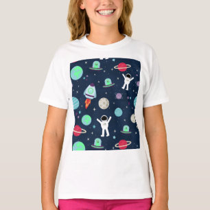 T-shirt Illustration du Motif spatial
