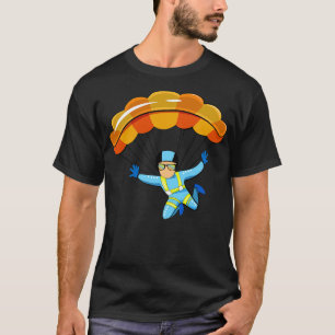 T-shirt Illustration du parapente