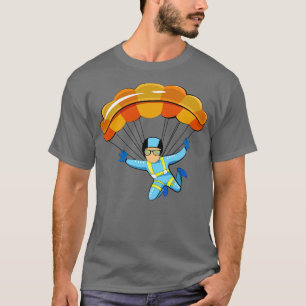 T-shirt Illustration du parapente