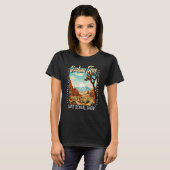 T-shirt Illustration du parc national de Joshua Tree en ét (Devant entier)