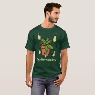 T-shirt Illustration du Plante de Pitcher Nepenthes person