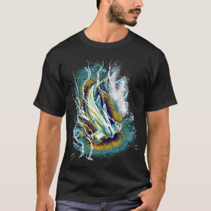 T-shirt Illustration du requin marteau