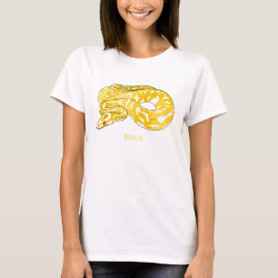 T-shirt Illustration du serpent python birman