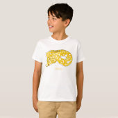 T-shirt Illustration du serpent python birman (Devant entier)