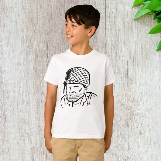 T-shirt Illustration du soldat américain