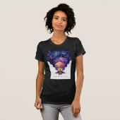 T-shirt Illustration du télescope spatial James-Webb (Devant entier)
