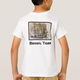 T-shirt Illustration du tigre du Bengale