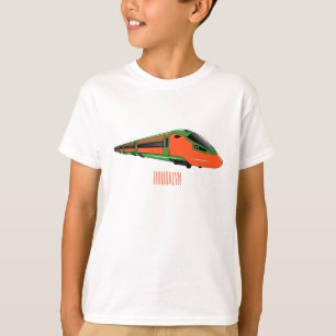 T-shirt Illustration du train à balles
