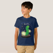 T-shirt Illustration du ver vert mou (Devant entier)