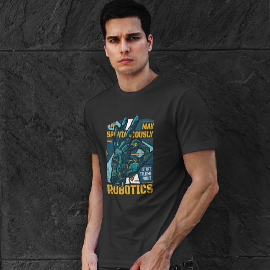 T-shirt Illustration d'un ami robot