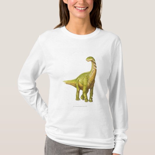 T-shirt Illustration d'un Camarasaurus (Devant)