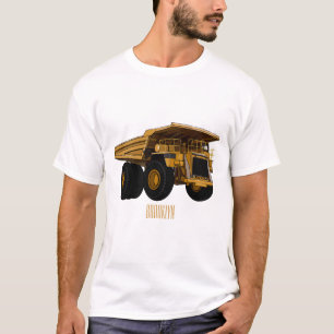 T-shirt Illustration d'un camion à grande échelle