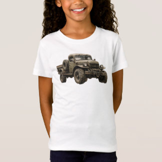 T-Shirt Illustration d'un camion militaire tout-terrain vi