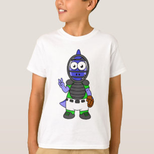T-shirt Illustration D'Un Capteur De Baseball Parasaurolop