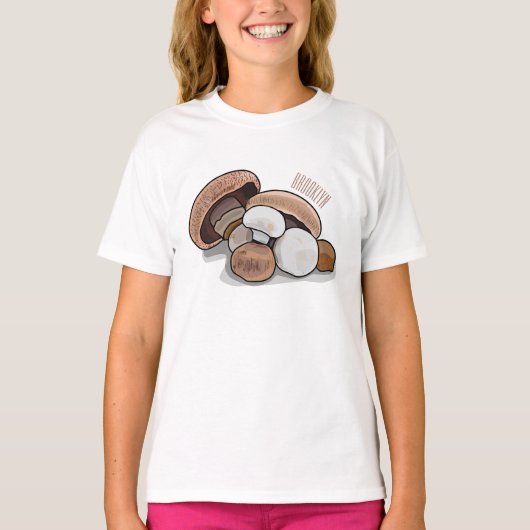T-shirt Illustration d'un champignon (Devant)