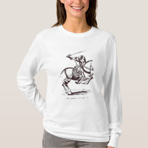 T-shirt Illustration d'un chevalier Templar
