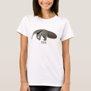 T-shirt Illustration d'un dessin animé d'Anteater