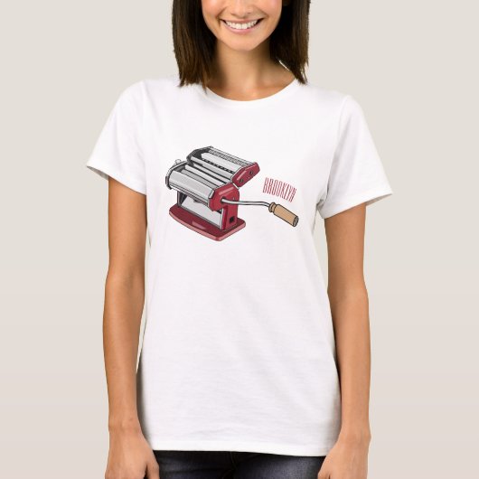T-shirt Illustration d'un fabricant de pâtes alimentaires (Devant)