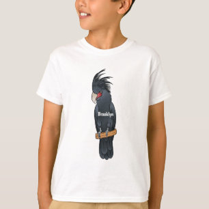 T-shirt Illustration d'un oiseau de cobaye de palme