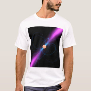 T-shirt Illustration d'un pulsar
