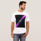 T-shirt Illustration d'un pulsar (Devant entier)