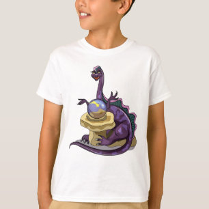 T-shirt Illustration D'Un Vendeur Fortune Plateosaurus.