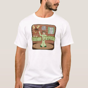 T-shirt Illustration d'une fête de discothèque de Fièvre c