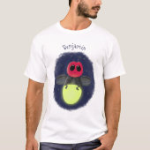 T-shirt Illustration d'une luciole à éclair mignon (Devant)