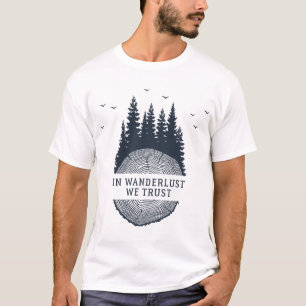 T-shirt Illustration d'une luxure hipster en plein air