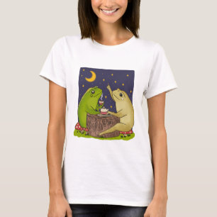 T-shirt Illustration d'une soirée théâtrale de grenouilles