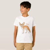 T-shirt Illustration Fennec fox (Devant entier)