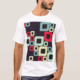 T-shirt Illustration géométrique et informatique Abstraite