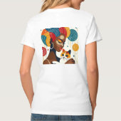 T-shirt Illustration graphique de Cat Lady (Dos)