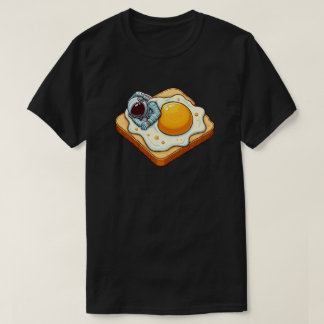 T-shirt Illustration graphique d'un astronaute dormant sur
