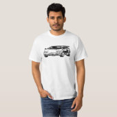 T-shirt Illustration graphique Lambo Countach LP5000 (Devant entier)
