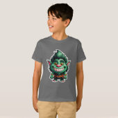 T-shirt Illustration Happy Little Troll Chibi (Devant entier)