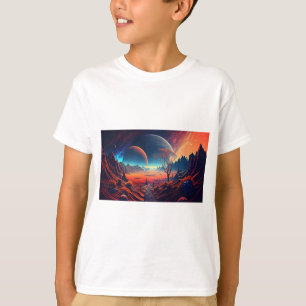 T-shirt Illustration horizontale de l'avenir