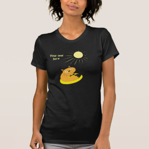 T-shirt Illustration humoristique de chat introverti confo