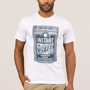 T-shirt Illustration instantanée de pop art café