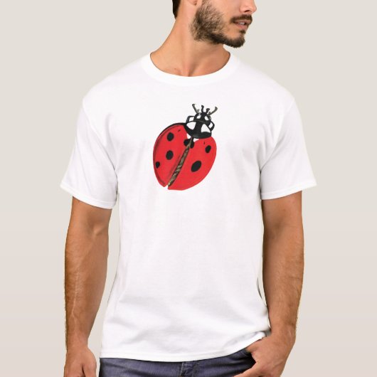 T-shirt Illustration Lady Bug (Devant)