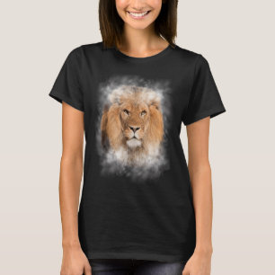 T-shirt Illustration Lion Tête Lion Illustration 1