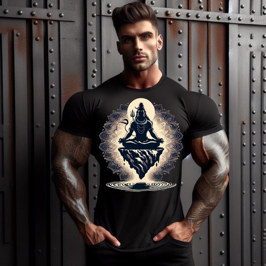 T-shirt Illustration Lord Shiva Yogi