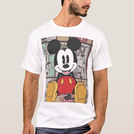 T-shirt Illustration Mickey Mouse (Devant)
