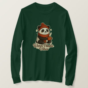 T-shirt Illustration mignonne et chaleureuse d'hiver