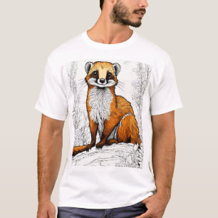 T-shirt Illustration mignonne mongole : Style Sticker de d