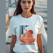 T-shirt Illustration minimaliste du bateau
